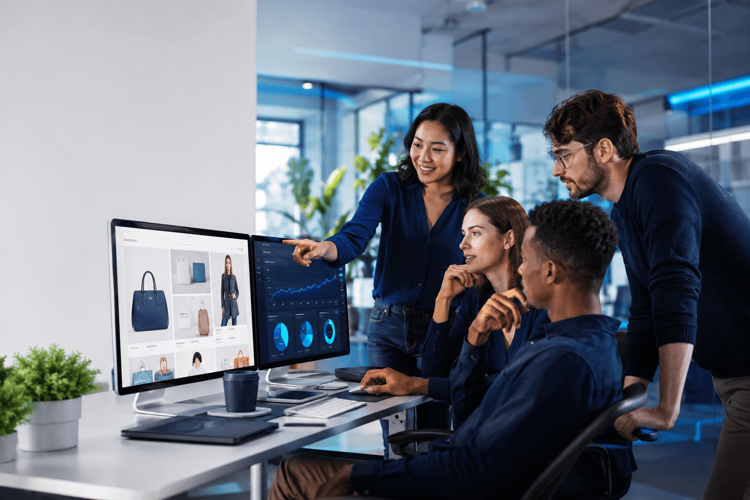 Digital strategy team working on ecommerce growth